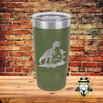 Ceratosaurus on a Canyon Engraved Tumbler