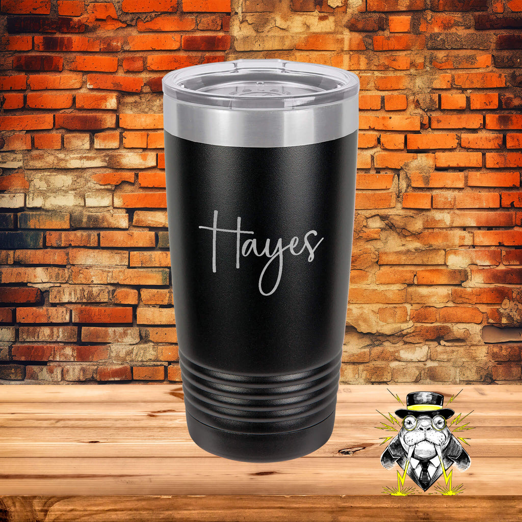 Name in Center Engraved Tumbler