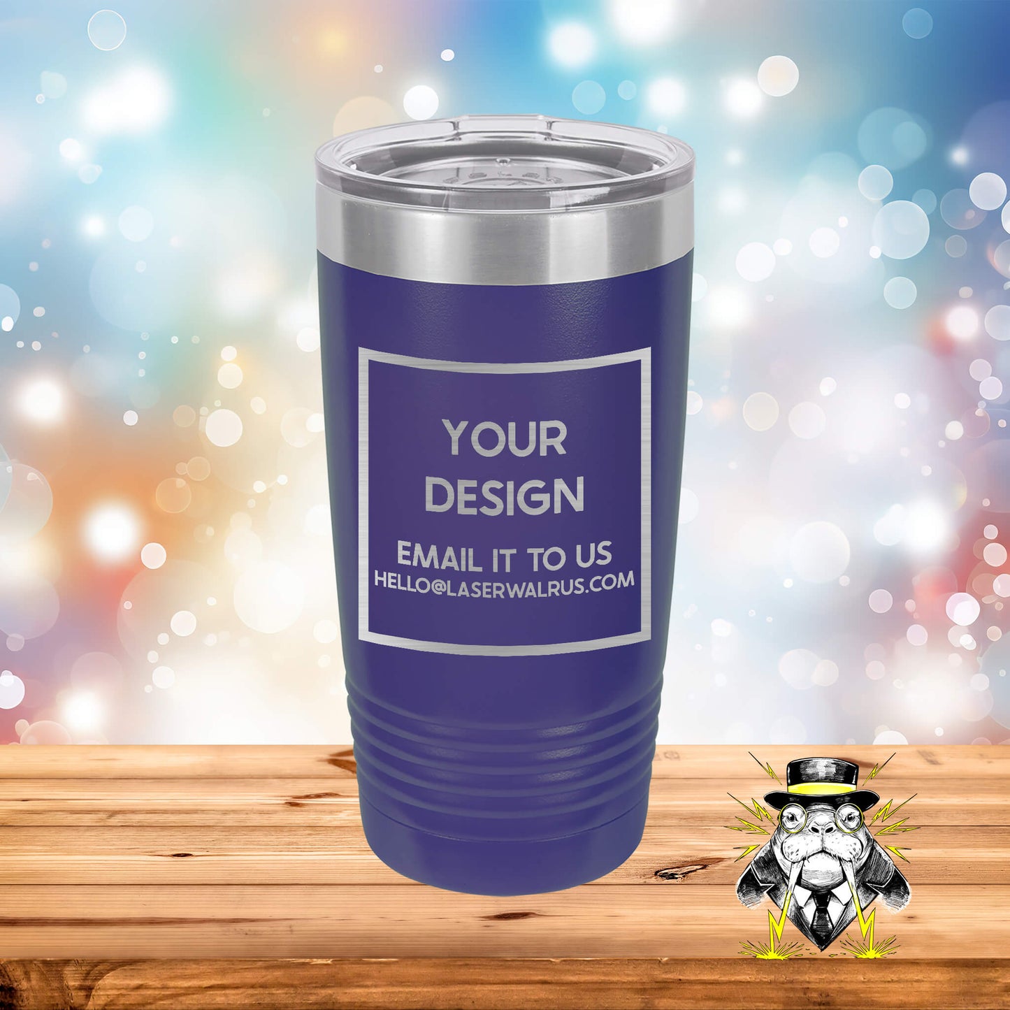 Custom Design Engraved Tumbler