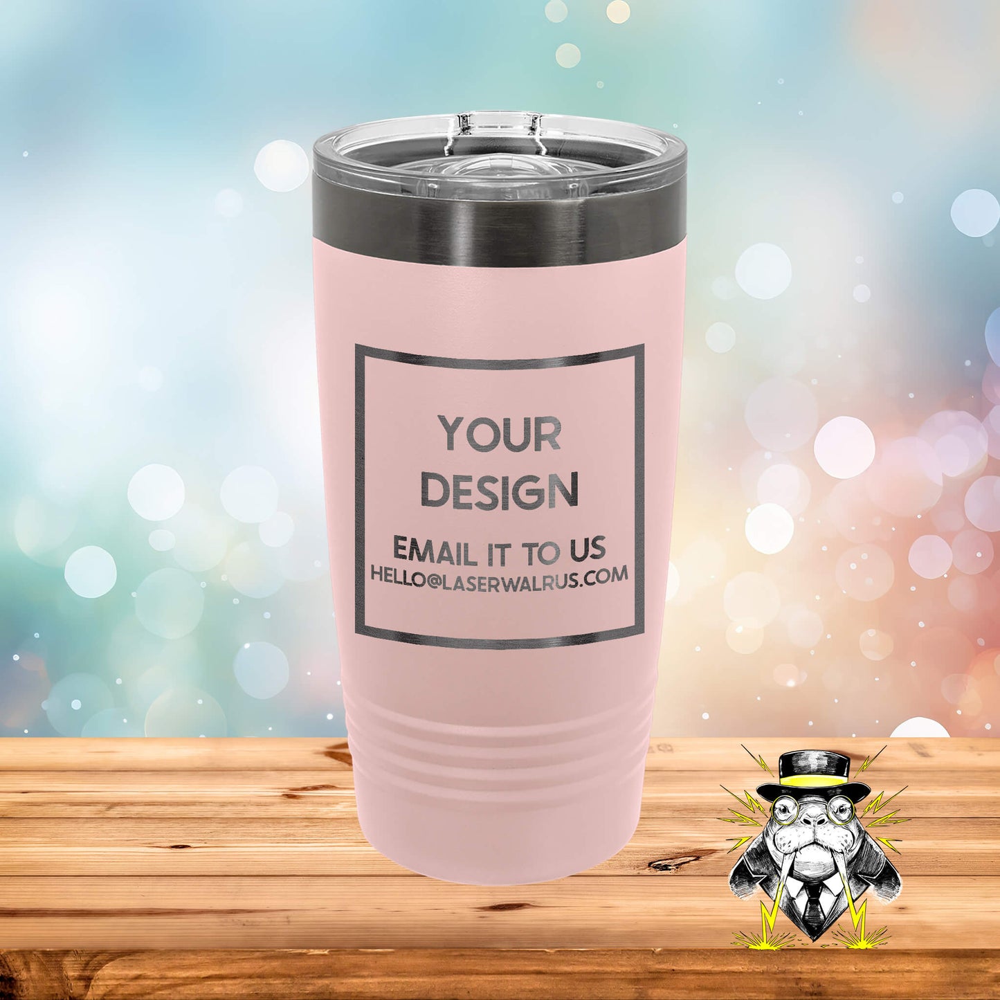 Custom Design Engraved Tumblers - Case of 24