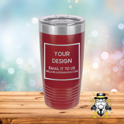 Custom Design Engraved Tumblers - Case of 24