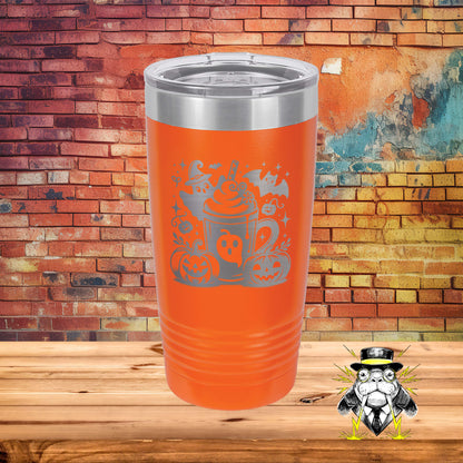 Halloween Latte Engraved Tumbler